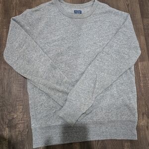 J. Crew Heather Gray Crewneck Sweater